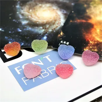 50ks DIY sky star barva fudge hvězdičkový mobilní telefon případě simulace pryskyřice pro děti vlásenka výroby